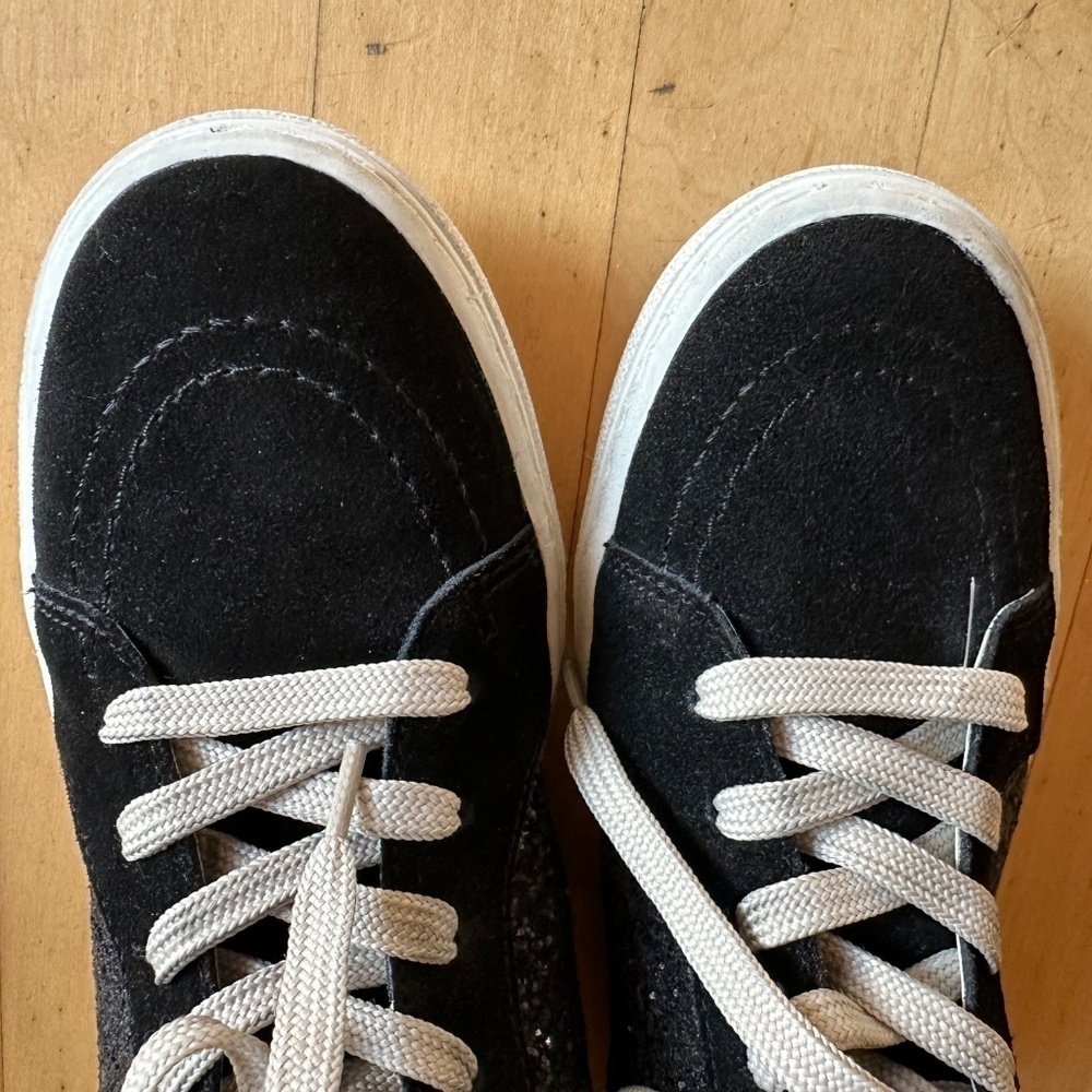 Steve Madden Serena Black sequin Hi top sneaker, 8. CB2164 - Picture 6 of 9